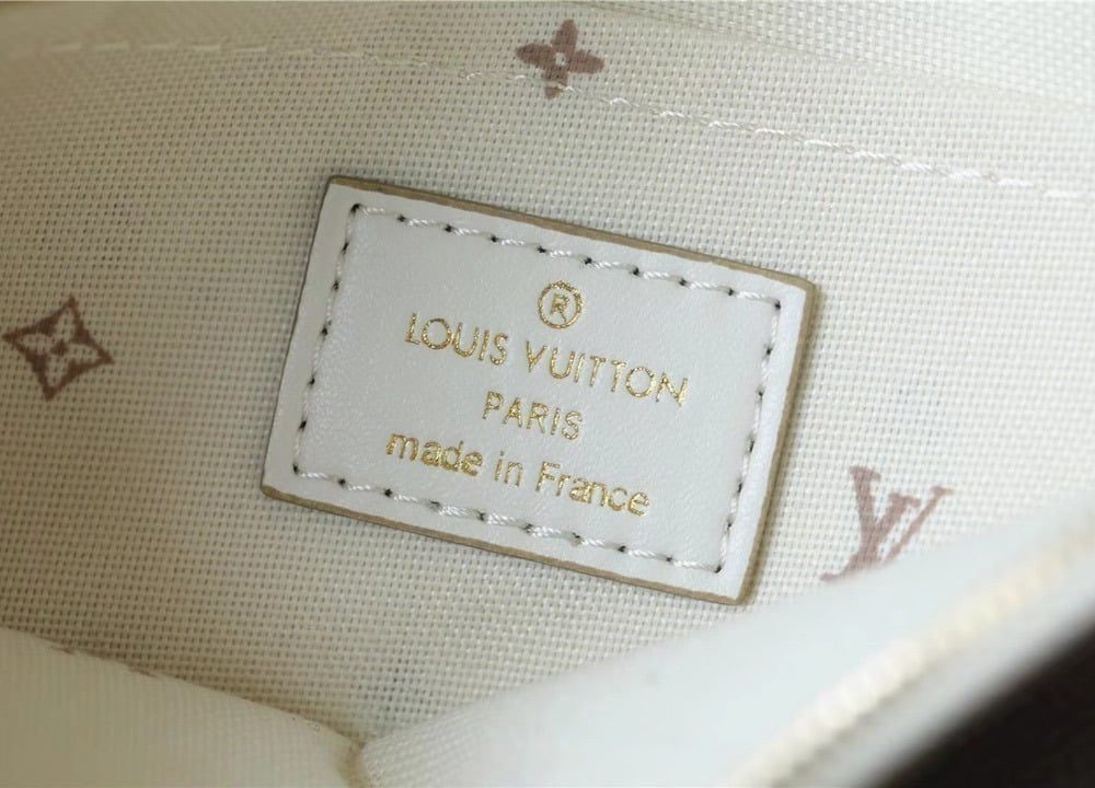 1:1 Replica Louis Vuitton LV Neverfull MM Monogram Canvas Sunset Khaki Luxury Bag For Women M59859 - 12.2in/31cm