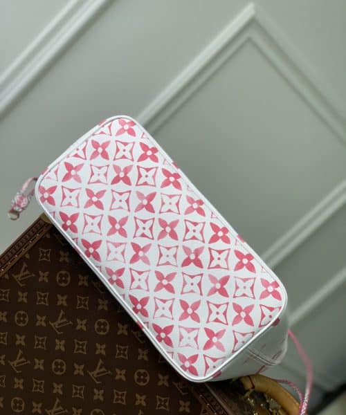 1:1 Replica Louis Vuitton LV Neverfull MM Other Monogram Canvas Pink Luxury Bag For Women M22980 - 31cm/ 12.2in