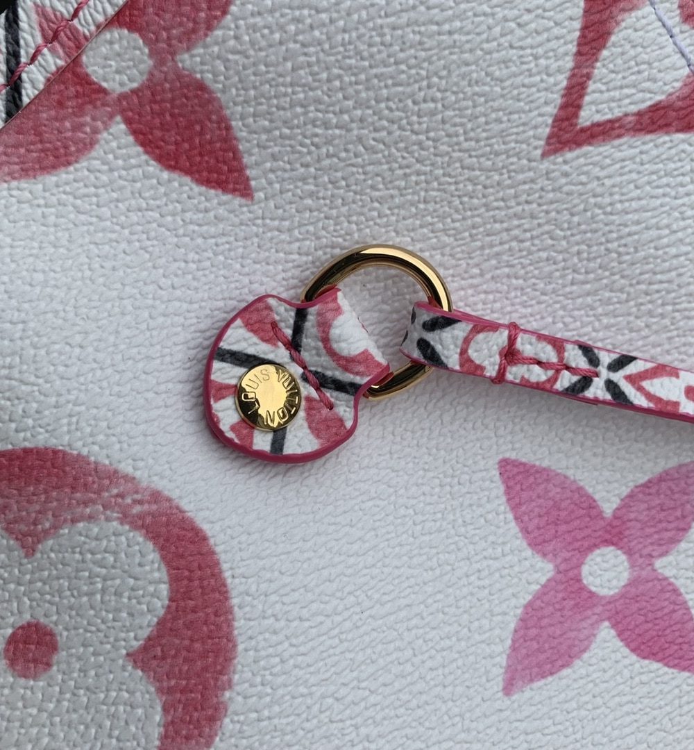 1:1 Replica Louis Vuitton LV Neverfull MM Other Monogram Canvas Pink Luxury Bag For Women M22980 - 31cm/ 12.2in