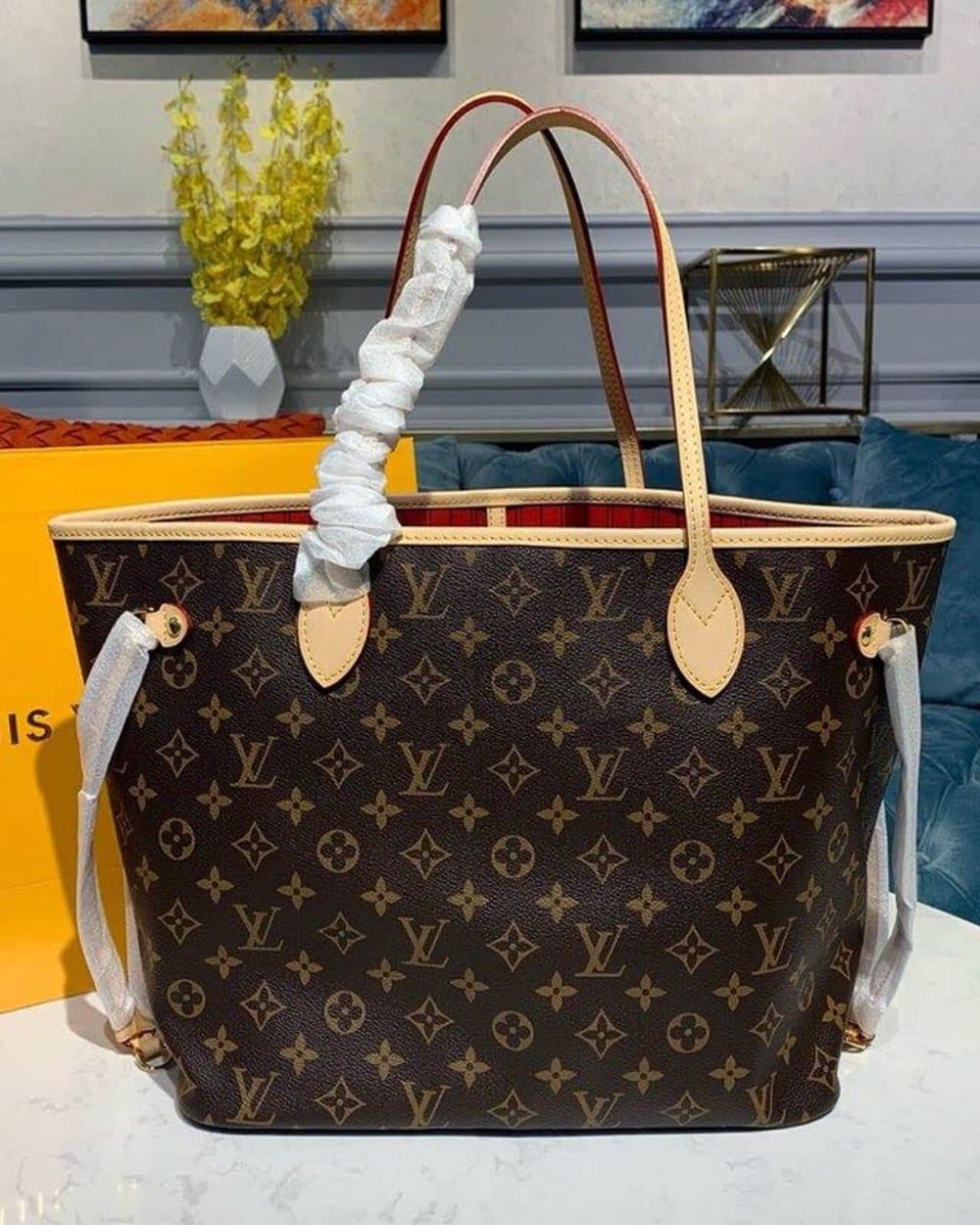 1:1 Replica Louis Vuitton LV Neverfull MM Monogram Canvas Luxury Bag For Women M41177 - 12.2in/31cm