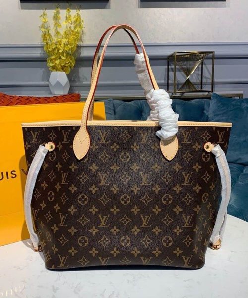 1:1 Replica Louis Vuitton LV Neverfull MM Monogram Canvas Luxury Bag For Women M41177 - 12.2in/31cm