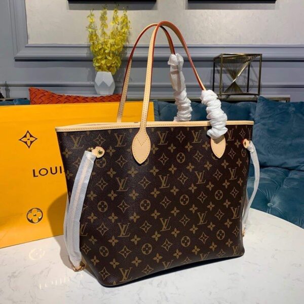 1:1 Replica Louis Vuitton LV Neverfull MM Monogram Canvas Luxury Bag For Women M41177 - 12.2in/31cm