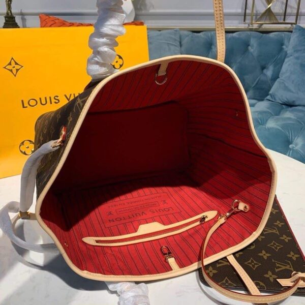 1:1 Replica Louis Vuitton LV Neverfull MM Monogram Canvas Luxury Bag For Women M41177 - 12.2in/31cm