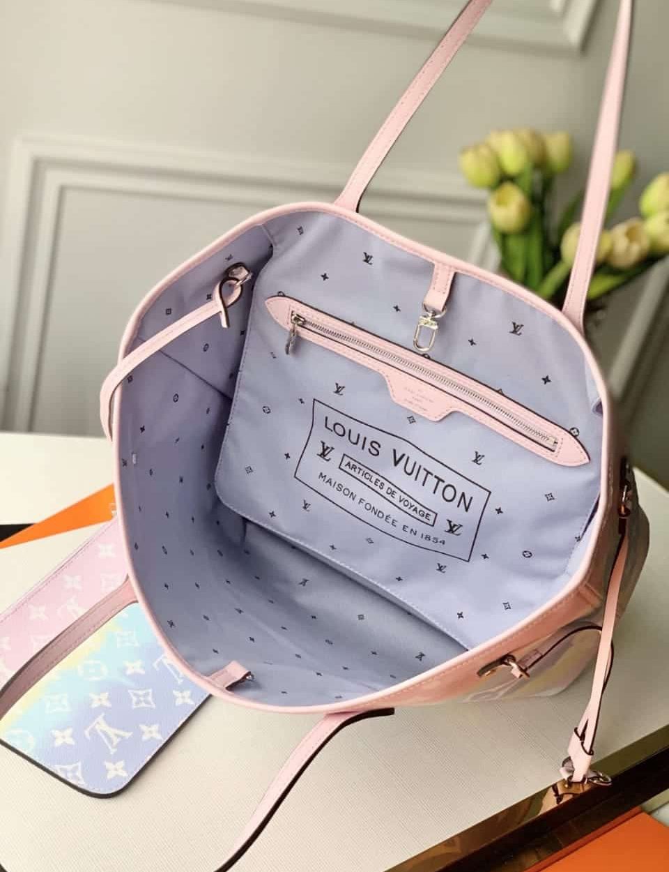 1:1 Replica Louis Vuitton LV Neverfull MM Monogram Canvas Exclusive Bag For Women M45270 - 12.2in/31cm