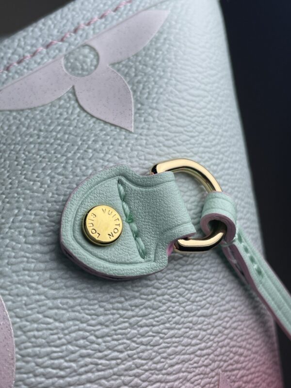 1:1 Replica Louis Vuitton LV Neverfull MM Monogram Canvas Sunrise Pastel Luxury Bag For Women M46077 - 12.2in/31cm