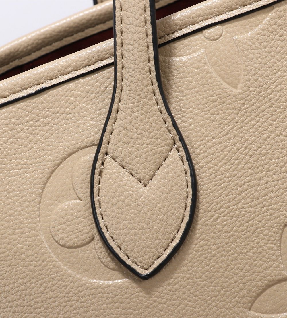 1:1 Replica Louis Vuitton LV Neverfull MM Monogram Empreinte Leather Luxury Bag For Women M45686 - 12.2in/31cm