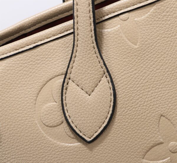 1:1 Replica Louis Vuitton LV Neverfull MM Monogram Empreinte Leather Luxury Bag For Women M45686 - 12.2in/31cm