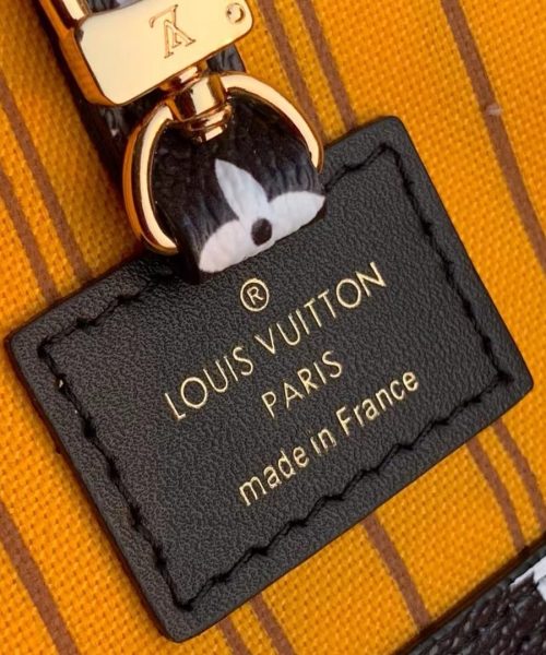 1:1 Replica Louis Vuitton LV Neverfull MM Monogram Canvas Jungle Black Luxury Bag For Women M44676 - 12.2in/31cm