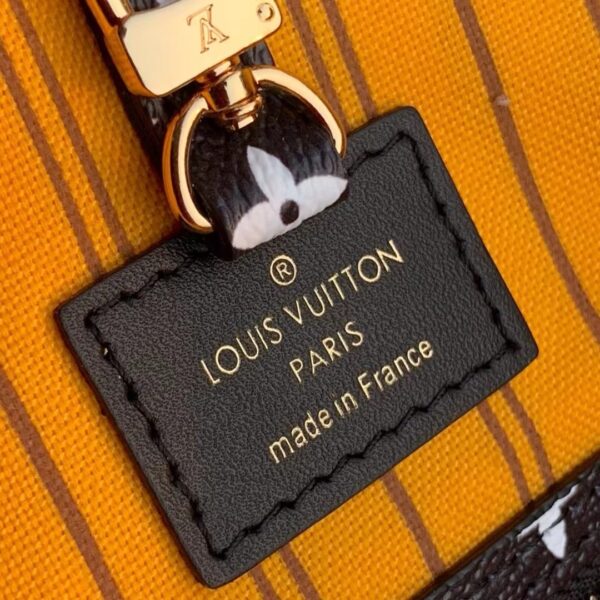 1:1 Replica Louis Vuitton LV Neverfull MM Monogram Canvas Jungle Black Luxury Bag For Women M44676 - 12.2in/31cm