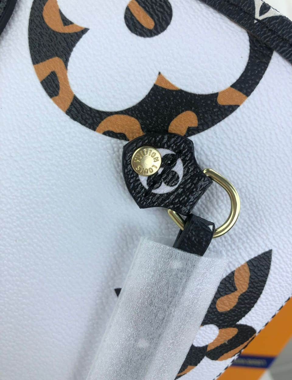 1:1 Replica Louis Vuitton LV Neverfull MM Monogram Jungle Canvas Luxury Bag For Women M44716 - 12.2in/31cm