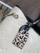 1:1 Replica Louis Vuitton LV Neverfull MM Wild At Heart Monogram Empreinte Leather Luxury Bag For Women M58525 - 12.2in/31cm