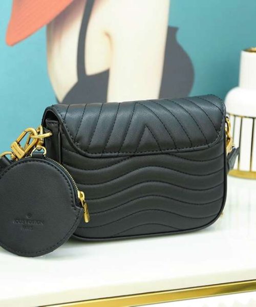 1:1 Replica Louis Vuitton LV New Wave Multi Pochette Luxury Bag For Women M56461 - 19cm / 7.5in