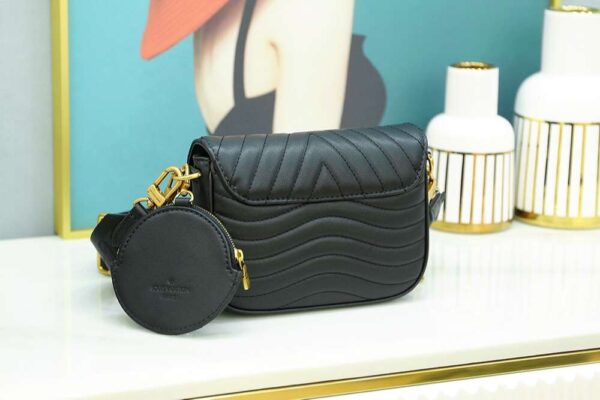 1:1 Replica Louis Vuitton LV New Wave Multi Pochette Luxury Bag For Women M56461 - 19cm / 7.5in