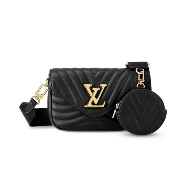 1:1 Replica Louis Vuitton LV New Wave Multi Pochette Luxury Bag For Women M56461 - 19cm / 7.5in