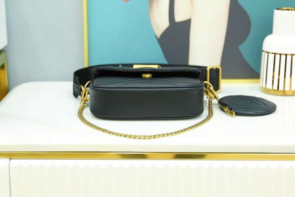 1:1 Replica Louis Vuitton LV New Wave Multi Pochette Luxury Bag For Women M56461 - 19cm / 7.5in