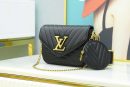 1:1 Replica Louis Vuitton LV New Wave Multi Pochette Luxury Bag For Women M56461 - 19cm / 7.5in