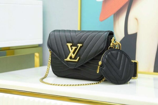 1:1 Replica Louis Vuitton LV New Wave Multi Pochette Luxury Bag For Women M56461 - 19cm / 7.5in