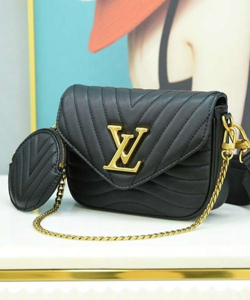 1:1 Replica Louis Vuitton LV New Wave Multi Pochette Luxury Bag For Women M56461 - 19cm / 7.5in