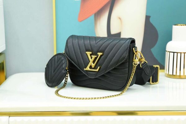 1:1 Replica Louis Vuitton LV New Wave Multi Pochette Luxury Bag For Women M56461 - 19cm / 7.5in