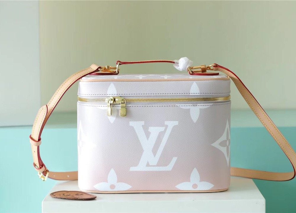 1:1 Replica Louis Vuitton LV Nice BB Monogram Light Pink Luxury Bag For Women - 9.4in/24cm