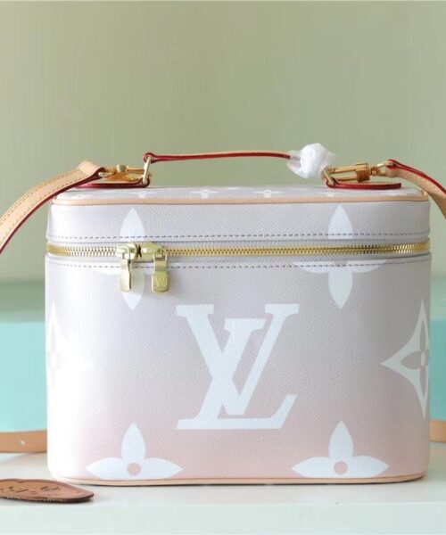 1:1 Replica Louis Vuitton LV Nice BB Monogram Light Pink Luxury Bag For Women - 9.4in/24cm