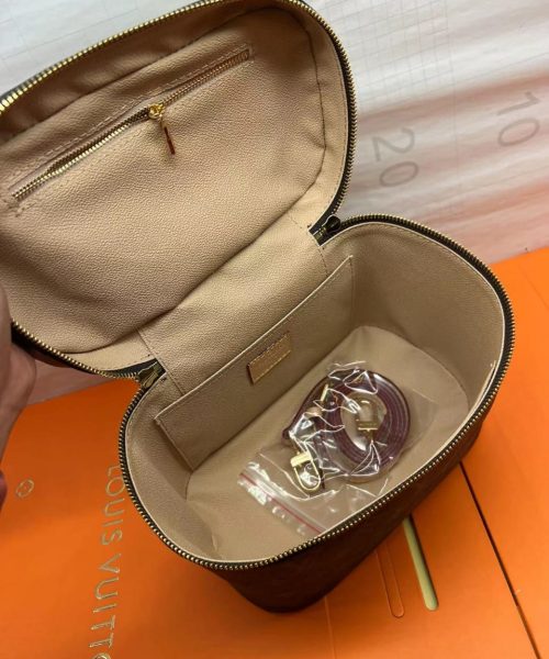 1:1 Replica Louis Vuitton LV Nice BB Toiletry Pouch Monogram Canvas Luxury Bag For Women M42265 - 9.4in/24cm