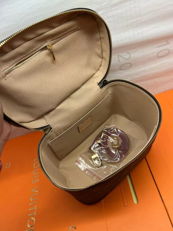 1:1 Replica Louis Vuitton LV Nice BB Toiletry Pouch Monogram Canvas Luxury Bag For Women M42265 - 9.4in/24cm