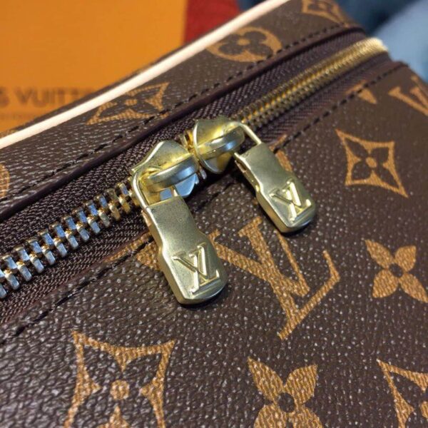 1:1 Replica Louis Vuitton LV Nice BB Toiletry Pouch Monogram Canvas Luxury Bag For Women M42265 - 9.4in/24cm