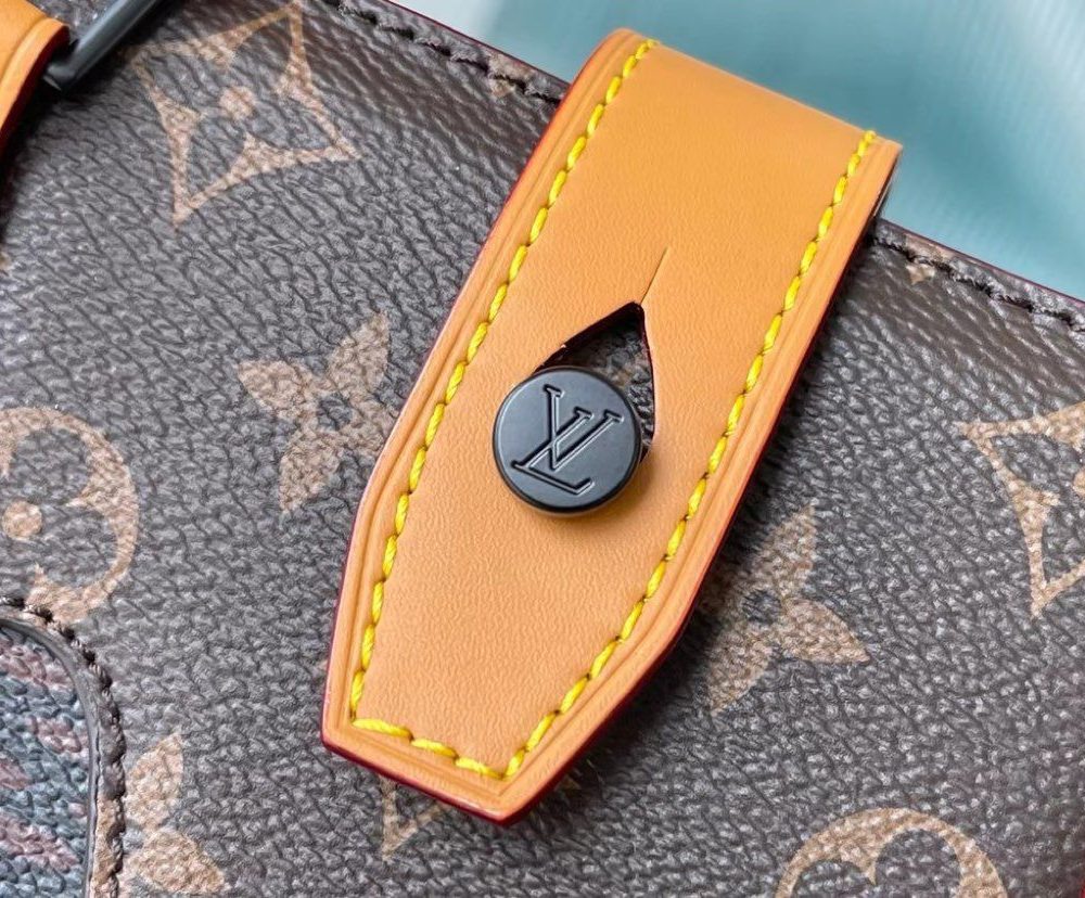 1:1 Replica Louis Vuitton LV Nigo Mini Damier Ebene And Monogram Canvas Luxury Bag For Women N40355 -35cm