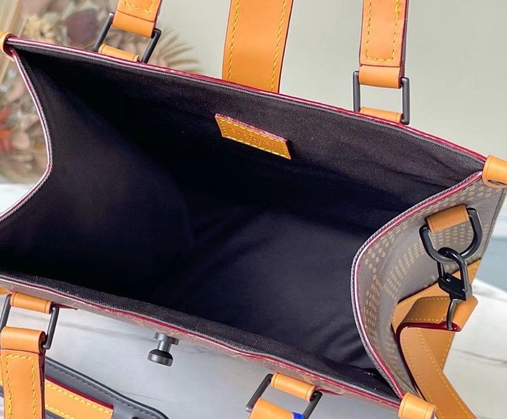 1:1 Replica Louis Vuitton LV Nigo Mini Damier Ebene And Monogram Canvas Luxury Bag For Women N40355 -35cm