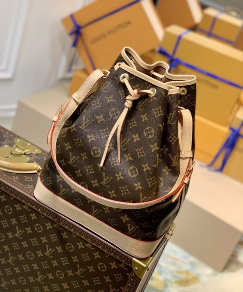 1:1 Replica Louis Vuitton LV Noé Monogram Canvas Luxury Bag For Women M42224 - 13.4in/36cm