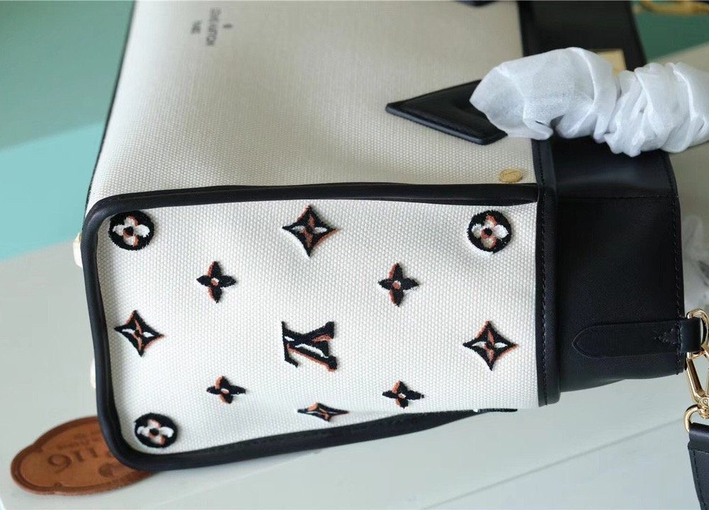 1:1 Replica Louis Vuitton LV On My Side MM Monogramr Caramel Black Luxury Bag For Women M59842 - 31cm/12.2 Inches