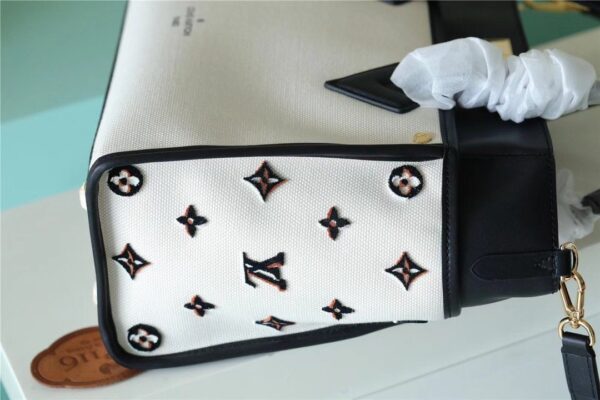 1:1 Replica Louis Vuitton LV On My Side MM Monogramr Caramel Black Luxury Bag For Women M59842 - 31cm/12.2 Inches