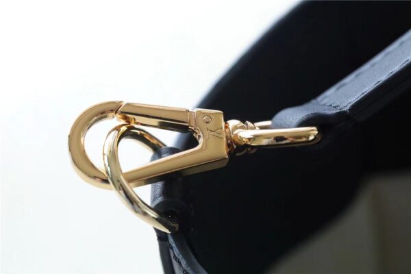 1:1 Replica Louis Vuitton LV On My Side MM Monogramr Caramel Black Luxury Bag For Women M59842 - 31cm/12.2 Inches