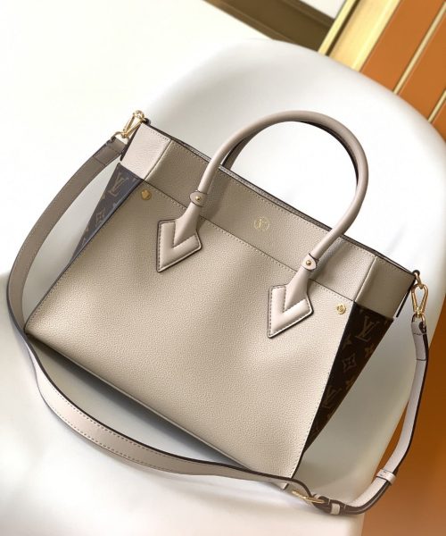 1:1 Replica Louis Vuitton LV On My Side MM High End Leather Luxury Bag For Women M58485 - 12in/31cm