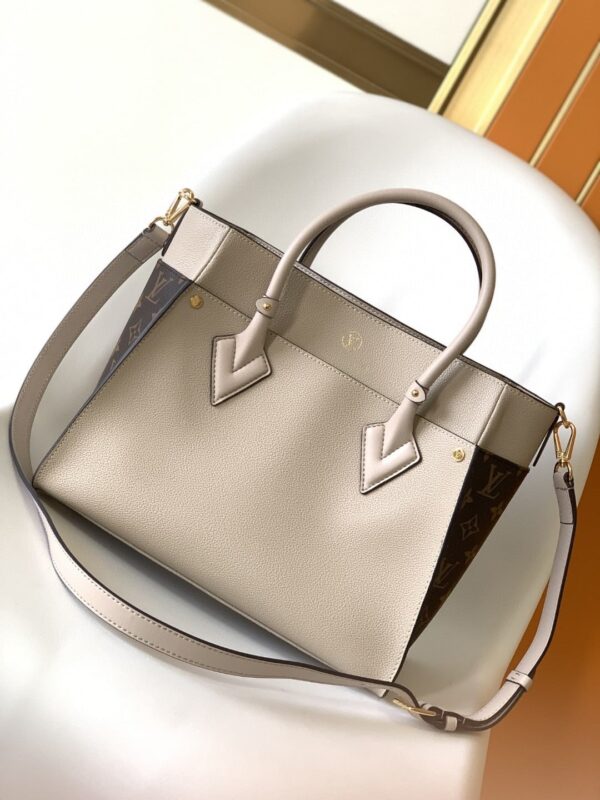 1:1 Replica Louis Vuitton LV On My Side MM High End Leather Luxury Bag For Women M58485 - 12in/31cm