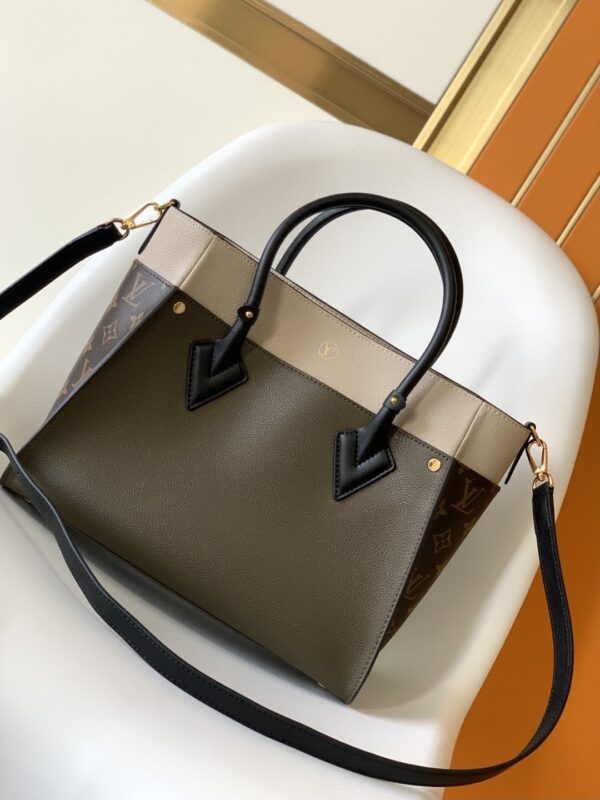 1:1 Replica Louis Vuitton LV On My Side MM High End Leather Luxury Bag For Women M55302 - 12in/31cm