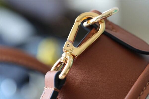 1:1 Replica Louis Vuitton LV On My Side PM High End Leather Luxury Bag For Women Caramel Brown  M59905 - 25cm/9.8 Inches
