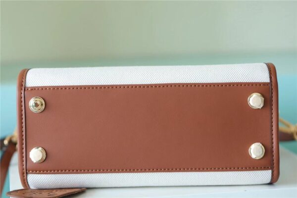 1:1 Replica Louis Vuitton LV On My Side PM High End Leather Luxury Bag For Women Caramel Brown  M59905 - 25cm/9.8 Inches