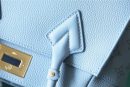 1:1 Replica Louis Vuitton LV On My Side PM Mahina Bleu Nuage Blue Luxury Bag For Women M59432 - 25cm/9.8in