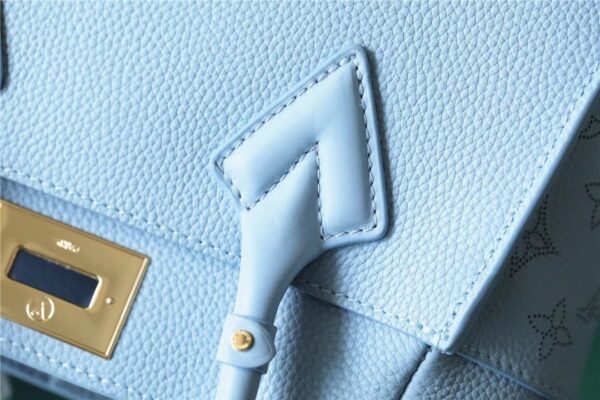1:1 Replica Louis Vuitton LV On My Side PM Mahina Bleu Nuage Blue Luxury Bag For Women M59432 - 25cm/9.8in