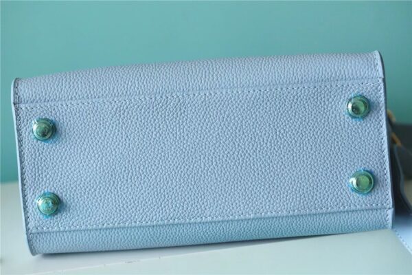 1:1 Replica Louis Vuitton LV On My Side PM Mahina Bleu Nuage Blue Luxury Bag For Women M59432 - 25cm/9.8in