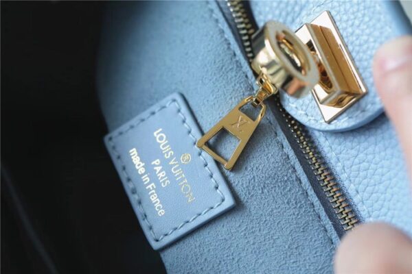 1:1 Replica Louis Vuitton LV On My Side PM Mahina Bleu Nuage Blue Luxury Bag For Women M59432 - 25cm/9.8in