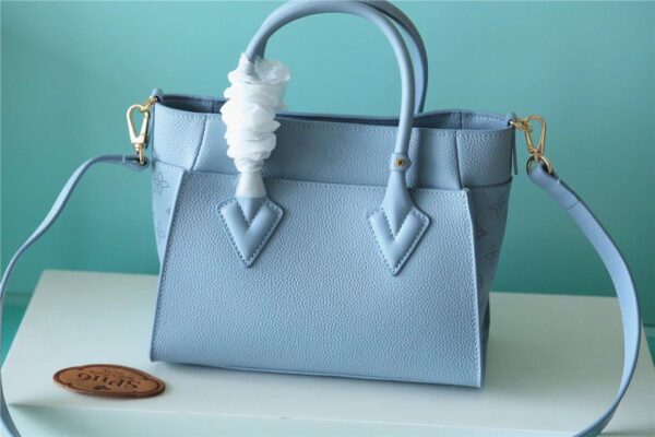 1:1 Replica Louis Vuitton LV On My Side PM Mahina Bleu Nuage Blue Luxury Bag For Women M59432 - 25cm/9.8in