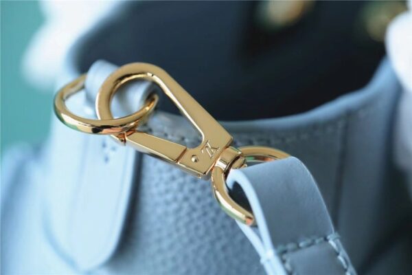 1:1 Replica Louis Vuitton LV On My Side PM Mahina Bleu Nuage Blue Luxury Bag For Women M59432 - 25cm/9.8in