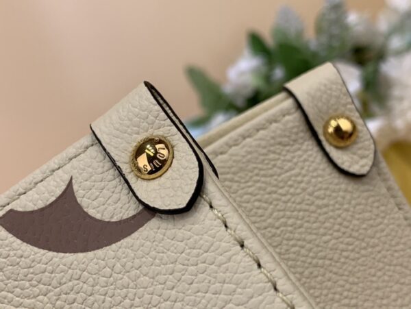 1:1 Replica Louis Vuitton LV OnTheGo PM Bag Monogram Empreinte Beige Luxury Bag For Women - 9.8in/25cm