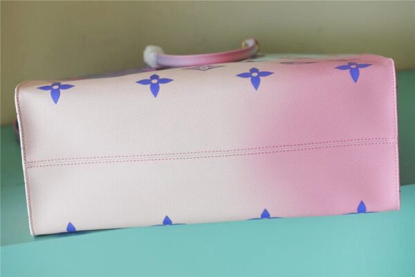 1:1 Replica Louis Vuitton LV Onthego GM Monogram Canvas Sunrise Pastel Luxury Bag For Women M46076 - 16.1in/41cm