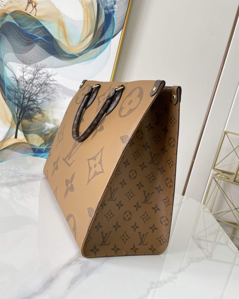 1:1 Replica Louis Vuitton LV OnTheGo GM Monogram Canvas Luxury Bag For Women M44576 - 16.1in/41cm