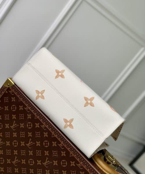 1:1 Replica Louis Vuitton LV OnTheGo MM Beige Essential Bag For Women M22975 - 35cm/ 13.8in