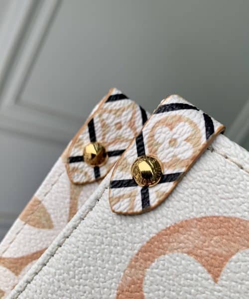 1:1 Replica Louis Vuitton LV OnTheGo MM Beige Essential Bag For Women M22975 - 35cm/ 13.8in